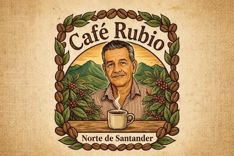 Logo de Café Rubio